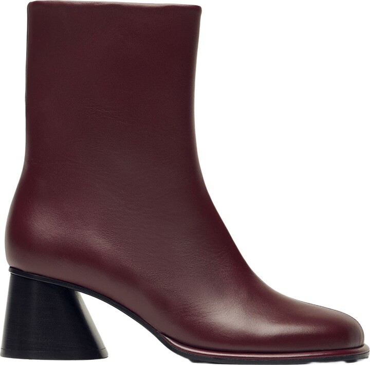 WANT Les Essentiels Holton Smooth Leather Heeled Boots
