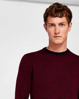 Thumbnail for your product : Ted Baker Herringbone Jacquard Wool Jumper