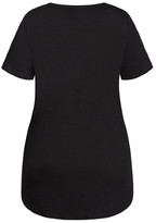 Thumbnail for your product : City Chic Reflect Tee - black