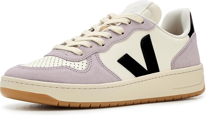 Veja V-10 Women's Shoes Pure Black Parme : EU 41 (US Women's 10) M