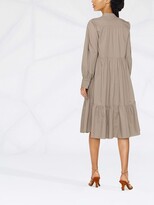 Thumbnail for your product : Dorothee Schumacher Ruffle-Hem Shirt Dress