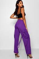 Thumbnail for your product : boohoo Cargo Tassel & Pocket Trousers