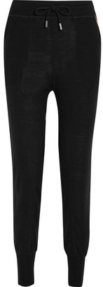Burberry Wool-blend Track Pants - Black