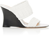 White Espadrille Wedges With Straps Strappy Sandals | Shoe Closet | SilkFred