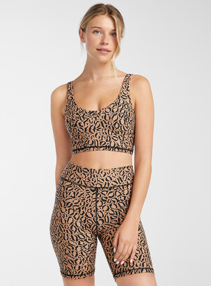 The Upside Leopard-print bra