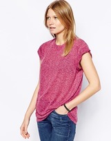 Thumbnail for your product : ASOS Linen Mix Boyfriend T-Shirt - Green £8.00