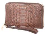 Thumbnail for your product : Michael Kors Snakeskin Zip Wallet