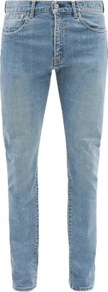 Kuro Diamante Mid-rise Slim-leg Jeans - Blue