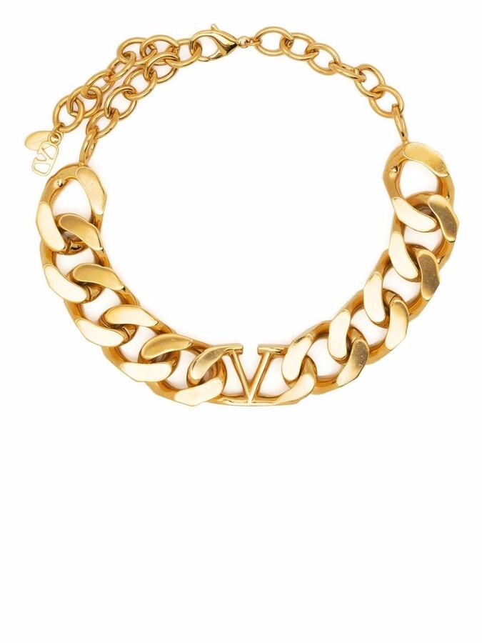Valentino Gold Necklaces | Shop The Largest Collection | ShopStyle