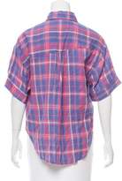 Thumbnail for your product : Band Of Outsiders Oversize Plaid Top