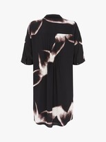 Thumbnail for your product : Mint Velvet Anjali Abstract Print Shirt Dress, Black
