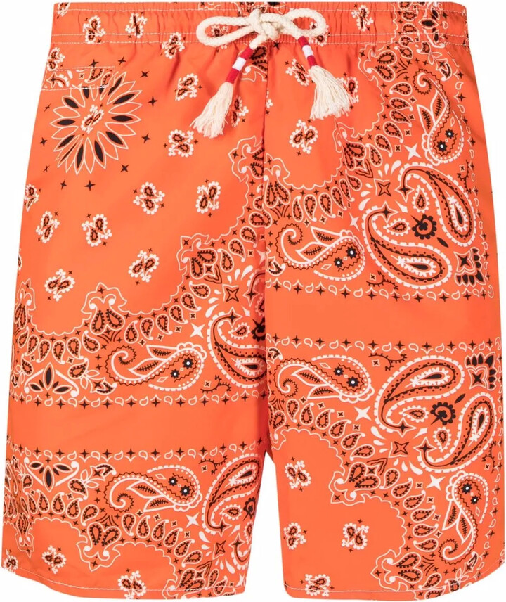MC2 Saint Barth Bandana-Print Swim Shorts