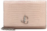 Thumbnail for your product : Jimmy Choo Varenne croc-effect leather clutch