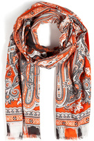Thumbnail for your product : Etro Cashmere Blend Paisley Print Scarf