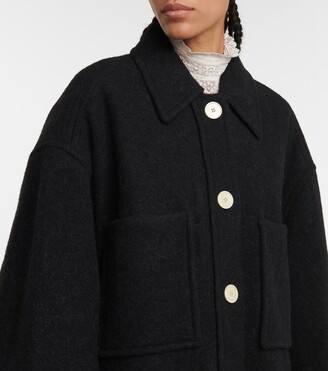Isabel Marant Delinda wool-blend shirt jacket