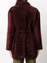 Thumbnail for your product : Simonetta Ravizza Belted Single-Breasted Coat