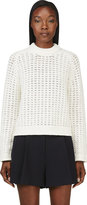 Thumbnail for your product : 3.1 Phillip Lim Ivory Open-Knit Sweater