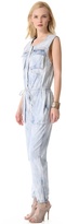 Thumbnail for your product : Rebecca Taylor Bleached Denim Jumpsuit