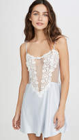 Thumbnail for your product : Flora Nikrooz Showstopper Charmeuse Lace Chemise