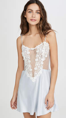 Flora Nikrooz Showstopper Charmeuse Lace Chemise