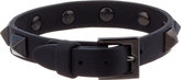 Thumbnail for your product : Valentino Black Leather Rockstud Bracelet