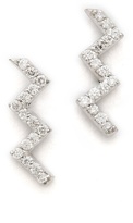 Thumbnail for your product : Sarah Chloe Zigzag Earrings