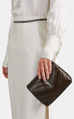 Saint Laurent Women's Monogram Loulou Toy Small Leather Shoulder Bag - Brown