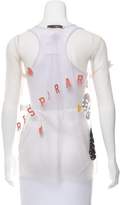 Thumbnail for your product : PatBO Embroidered Mesh Top w/ Tags