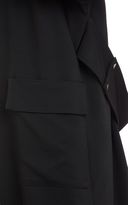 Thumbnail for your product : A.L.C. Pique Open-Front Wayne Trench Coat-Black