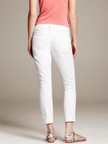 Thumbnail for your product : Banana Republic Piped White Skinny Ankle Jean