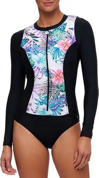 Next Women's One Piece Swimsuit Sporty Large Malibu Palms