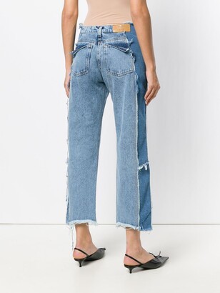 Natasha Zinko Branded Cropped Jeans