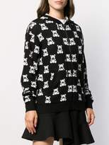 Thumbnail for your product : Moschino teddy bear zipped hooded jacket