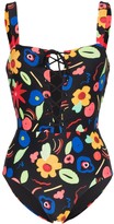 Thumbnail for your product : Onia Raquel Floral-Print Swimsuit