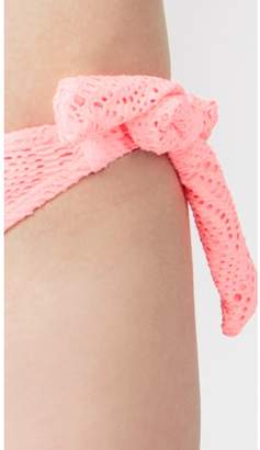Select Fashion Fashion Womens White Anna Crochet Tie Pant - size 18