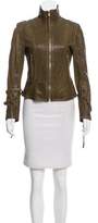 Thumbnail for your product : Andrew Marc Leather Structured Jacket
