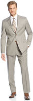 Thumbnail for your product : Lauren Ralph Lauren Taupe Mini Stripe Suit Slim Fit