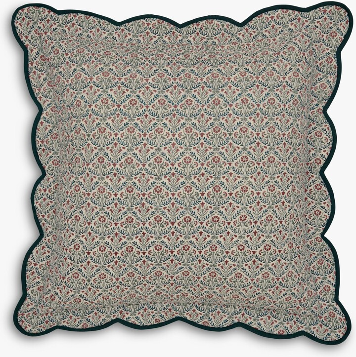 Morris & Co. Scallop Embroidered and Quilted Pillow Sham ShopStyle