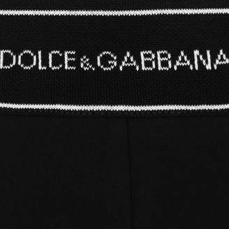 Dolce & Gabbana Dolce & GabbanaGirls Black Jersey Leggings