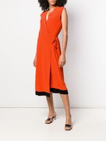 Thumbnail for your product : Cashmere In Love Crepe Envelope Wrap Dress