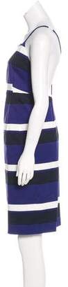 Prada Stripe Knee-Length Dress