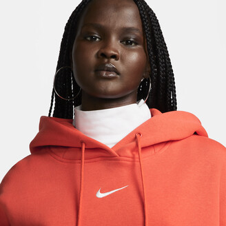 Nike Women's Sportswear Phoenix Fleece Over-Oversized Pullover Hoodie in  Red - ShopStyle