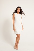 Thumbnail for your product : Little Mistress White Embellished Shift Dress