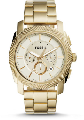 Fossil Machine Chronograph Gold-Tone Stainless Steel Watch