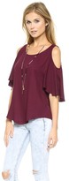 Thumbnail for your product : Ella Moss Stella Cold Shoulder Top