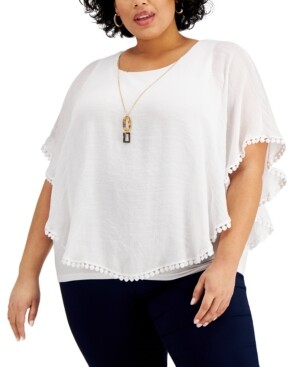 gauze tops plus size