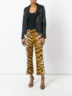 DSQUARED2 tiger-print tailored trousers