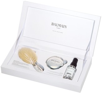 Balmain Paris Hair Couture Silver Spa Brush Mini Hair Care Set