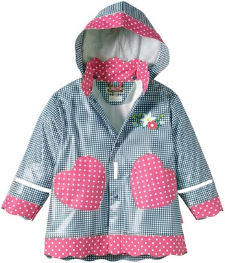 Playshoes Girl's Regen-Mantel Landhaus Raincoat