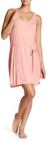 Thumbnail for your product : Daniel Buchler Braided Trim Belted Tank Dress